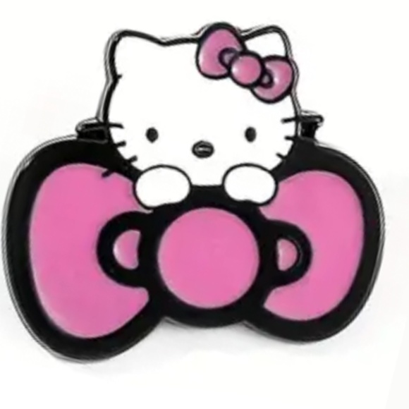 Hello Kitty Enamel Brooch Sanrio Anime Pins Kawaii - About 1" X 1" - NWT #2 - Picture 4 of 7